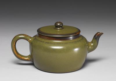 图片[2]-Teapot in tea-dust glaze, Qing dynasty, Yongzheng reign (1723-1735)-China Archive